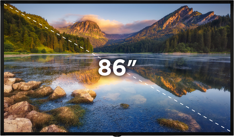 86” Bilgilendirme Ekranı Digital Signage