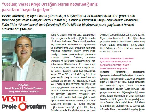 Turizm & Proje Dergisi / Otel-Tedarikçi İlişkileri