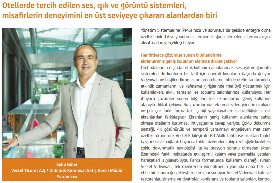 Turizm & Proje Dergisi / Işık-Görüntü Sistemleri