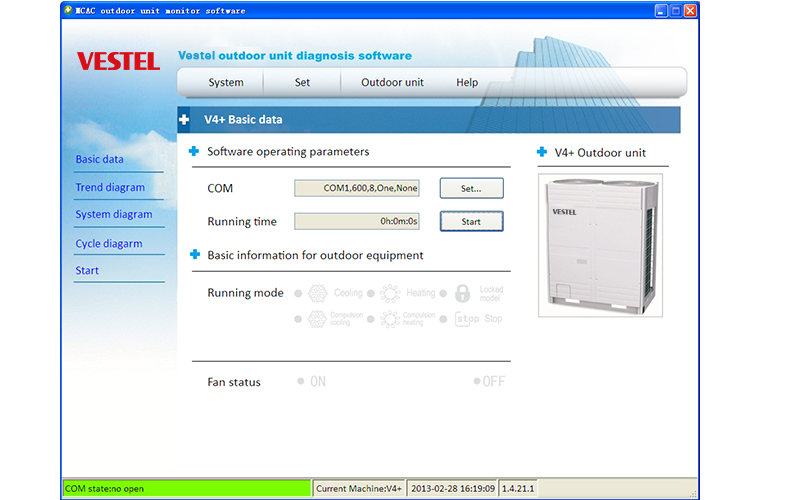 Aksesuar (VESTEL Dış Ünite Arıza Tespiti Yazılımı MCAC-DIAG/E) 